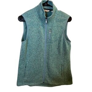 Orvis Women's Fleece Vest Full Zip Pockets Size Small NWT New Green